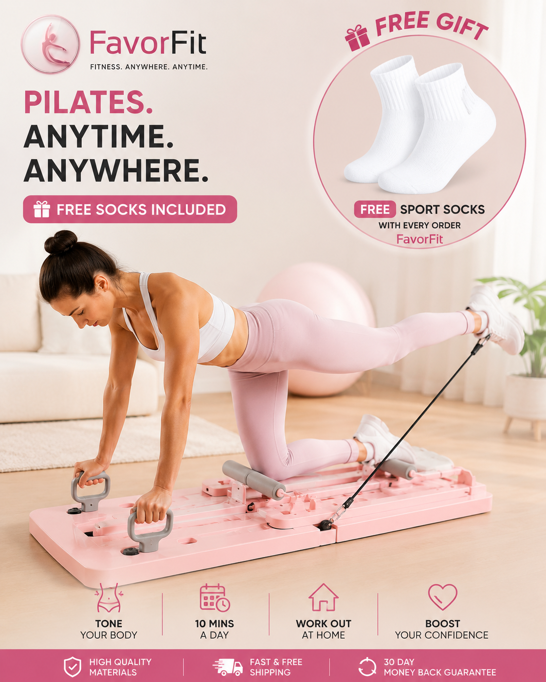 FavorFit Pilates Board