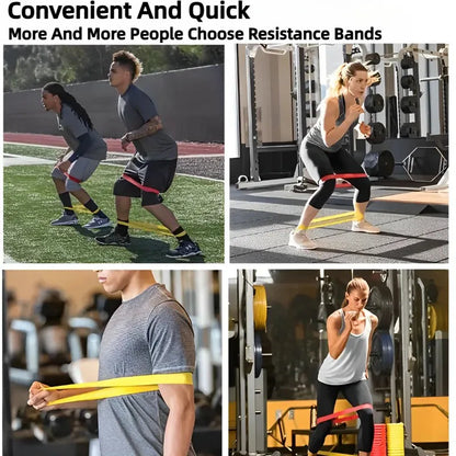 Favorfit Pilates Resistance Bands — Set of 5 Levels