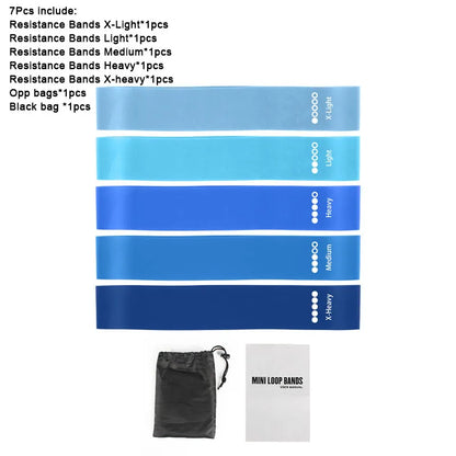 Favorfit Pilates Resistance Bands — Set of 5 Levels